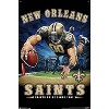 Trends International NFL New Orleans Saints - End Zone 17 Unframed Wall Poster Prints - 4 of 4