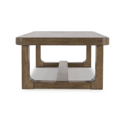 Cabalynn Light Brown Rectangular Wood Coffee Table