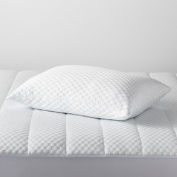 Standard Reversible Cool Gel And Memory Foam Pillow White