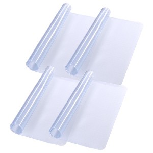Yescom PVC Floor Mats Studded Back for Low Pile Rolling Chair Rectangle 48"x36" 4 Pack - 1 of 4