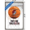 Trends International NBA Portland Trail Blazers - Drip Basketball 21 Framed Wall Poster Prints - 3 of 4