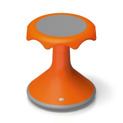 VS America Hokki Stool Flexible Ergonomic Seating - 15" Orange