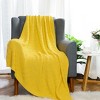 PiccoCasa 100% Cotton Knitted Soft Home Office Bed Blankets - 2 of 4