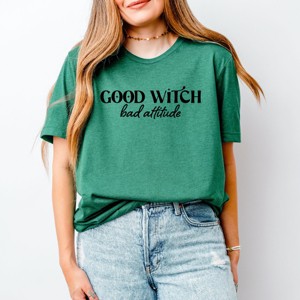 Simply Sage Market Good Witch Bad Attitude Short Sleeve Tee - 1 of 4