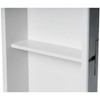 ALFI 12 x 24 White Matte Stainless Steel Vertical Double Shelf Bath Shower Niche - 4 of 4