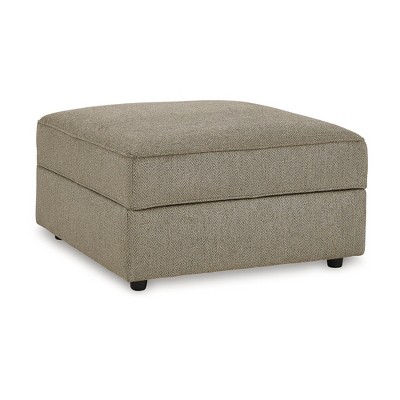Signature Design by Ashley O'Phannon Upholstered Ottoman With Storage, Briar Brown