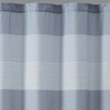 Multi-Striped Shower Curtain Gray - Truly Soft - image 2 of 4