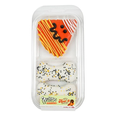 Molly's Barkery Halloween Candy Corn and Bones Apple and Cinnamon Crunchy Dog Treats - 0.15lb