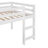 NicBex Twin Size Bunk Bed Multifunctional Design Loft Bed Pine Frame Bed Frame with Slide, Guardrails and Ladder, No Box Spring Required - 4 of 4