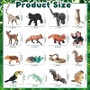 16-Piece Forest Animal Figures Set, Plastic Jungle Wild Animal Toys & Cake Topper Gift for Kids Ages 3-7 - 3 of 4