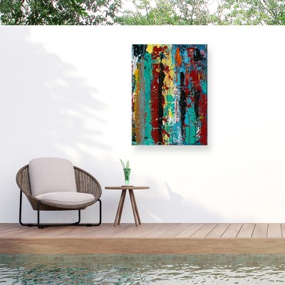 Oliver Nolan Dripping II Outdoor Canvas Art