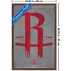 Trends International NBA Houston Rockets - Logo 25 Framed Wall Poster Prints - 3 of 4