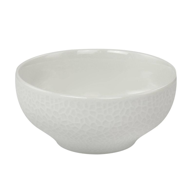 16pc Jasmine Porcelain Dinnerware Set White - Elama, 5 of 10