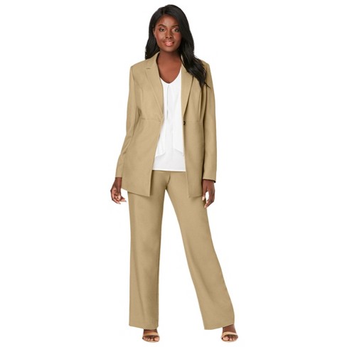 Notch Collar Blazer - Tan Women's Blazer