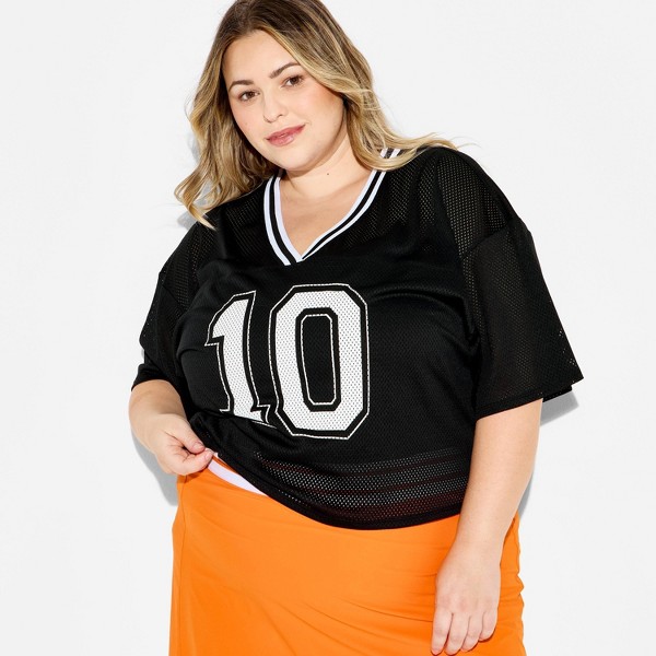 Top de manga corta de jersey de malla para mujer - JoyLab™ 2