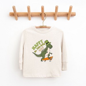 The Juniper Shop Happy St. Pat-Rex Day Toddler Long Sleeve Tee - 1 of 3