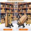 3-in-1 Heavy Duty Foldable Convertible Hand Truck with Wheels, 800 lbs Capacity Dolly Cart for Moving, Shopping, Travel - 3 of 4