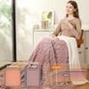 GustoWave Heated Blanket Throw - Thick Cotton Velvet & Soft Flannel Blanket with Controller, Fast Heating Machine Washable - 4 of 4