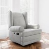 Storkcraft Serenity Wingback Side Lever Recliner and Swivel Glider with USB Charging Port - 2 of 4