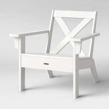 Shawboro POLYWOOD Patio Lounge Chair - White - Threshold™