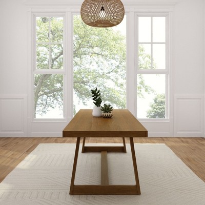 Rustic Reclaimed Pine Wood Rectangular Dining Table, 94in