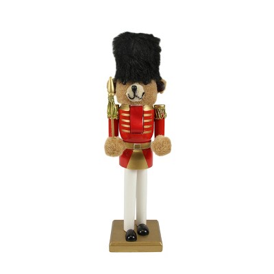 Northlight 14" Red and Gold Soldier Nutcracker Christmas Table Top Decor