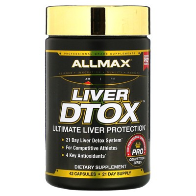 ALLMAX Liver D-Tox™, Ultimate Liver Protection, 42 Capsules