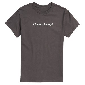 Men's - Instant Message - Chicken Jockey Gamer Short Sleeve Graphic T-Shirt - 1 of 4