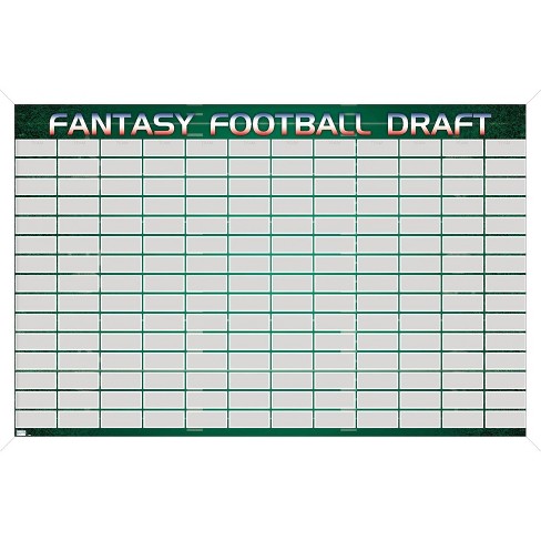 Fantasy Football Draft Poster