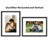Americanflat 18x24 Poster Frame with Polished Plexiglass, Use as 12x18 Frame with Mat or 18x24 Frame Without Mat, Hudson Collection, Black - 4 of 4