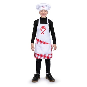 Dress Up America Kids Apron - Chef Hat and Apron Set - 1 of 4