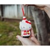 Surreal Entertainment Sanrio Hello Kitty Santa 4-Inch Shatterproof Decoupage Ornament - 4 of 4