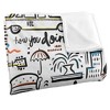 Friends Let's Be Friends Pattern Silky 50X60 Blanket, 1 Sided - 3 of 4