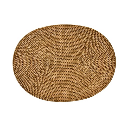 Park Designs Rattan Oval Charger Set of 2 - image 1 of 3