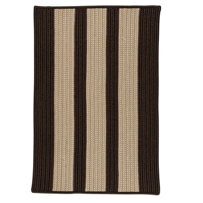 Colonial Mills Boat House - Brown 2 Ft x4 Ft Rectangle Rug Indoor/Outdoor 100% Polypropylene