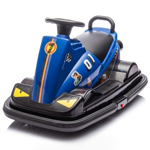 Whisen Kids Ride On Motor Bumper Car, Integrating System, Rotate 360 Degrees in Place, Cute Appearance Design for Kids aged 3-5 - 1 of 4