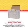 School Smart No Clasp Envelopes with Gummed Flap, 10 x 13 Inches, Kraft Brown, Pack of 250 - 3 of 4