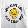 Mr. Men And Little Miss Good Vibes Only Women’s White Crew Neck Short Sleeve T-shirt - 2 of 4