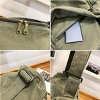 Generic Canvas Messenger Bag for Women Men Vintage Satchel Bag Aesthetic Crossbody Shoulder Bag - 4 of 4