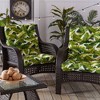 Kensington Garden 2pc 24"x22" Outdoor Seat and Back Chair Cushion Set - 2 of 4