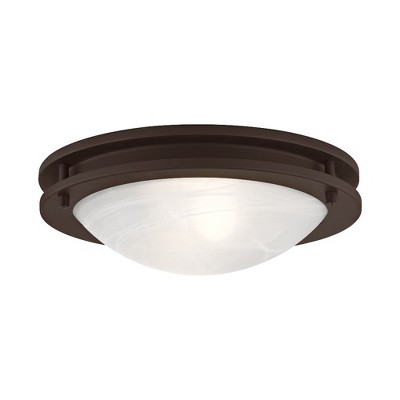 Livex Lighting Ariel 2 - Light Flush Mount in  Bronze