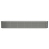 vidaXL Garden Raised Bed Gray Powder-coated Steel Large Durable - 102.4" x 15.7" x 14.2" Gray - 3 of 4