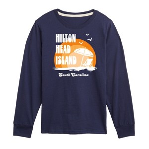 Boys' - Instant Message - Hilton Head Island Long Sleeve Graphic T-Shirt - 1 of 4