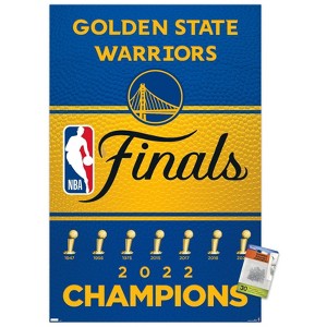 Trends International NBA Golden State Warriors - 2022 Finals Logo Unframed Wall Poster Prints - 1 of 4