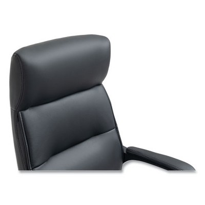 Alera Oxnam High-Back Swivel Task Chair in Black Fabric