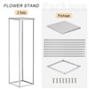 Unique Bargains Metal Wedding Party Decoration Flower Stand Vase Columns 2 Pcs - 3 of 4