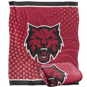 Central Washington University Logo Dots Silky Touch Blanket White 50x60 - 1 of 4