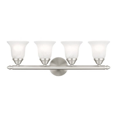 Livex Lighting Neptune 4 - Light Vanity in  Brushed Nickel