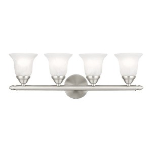 Livex Lighting Neptune 4 - Light Vanity in  Brushed Nickel - 1 of 1