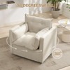 Oversized Swivel Accent Chair, Mid Century Comfy Accent Sofa for Bedroom, Modern Accent Armchair Reading Chair - 3 of 4